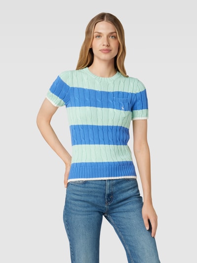 Polo Ralph Lauren T-shirt in tricotlook Mintgroen - 4