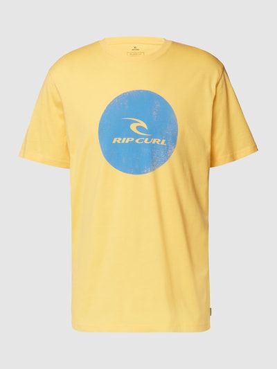 Rip Curl T-Shirt mit Label-Print Gelb 2