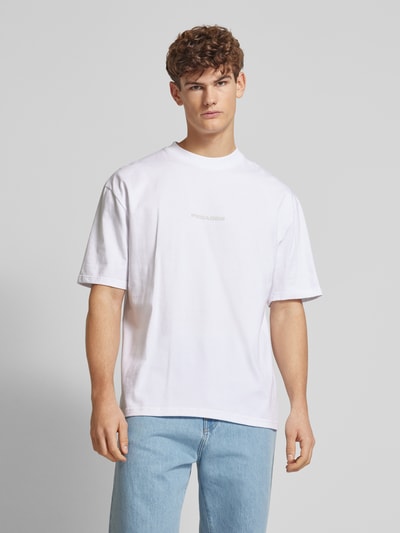 Pegador Oversized T-Shirt mit Label-Print Weiss 4