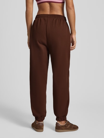 LeGer by Lena Gercke Sweatpants met elastische band, model 'Maxime' Donkerbruin - 5