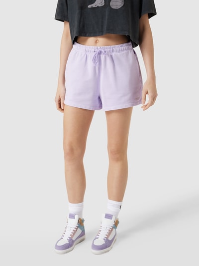 Levi's® Sweatshorts met merkstitching Lila - 4