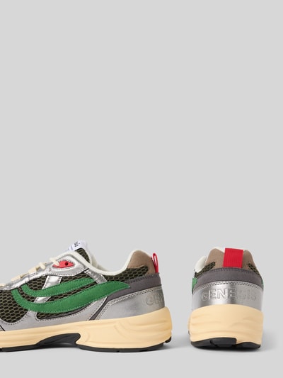 Genesis Sneaker mit Label-Detail Silber 2