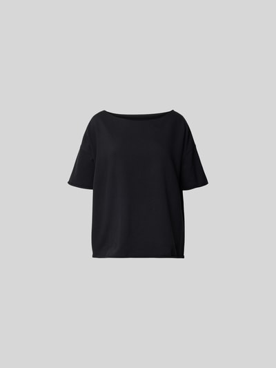 Juvia Oversized T-Shirt mit U-Boot-Ausschnitt Black 2