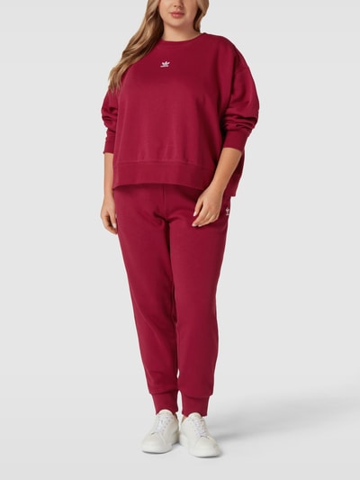 Adidas Originals Plus PLUS SIZE sweatshirt met labelstitching Bordeaux - 1