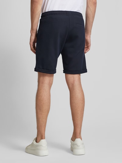 MCNEAL Regular Fit Sweatshorts mit Strukturmuster Dunkelblau 5