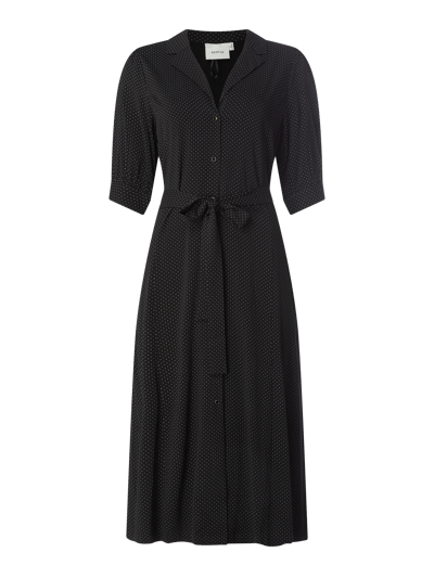 Gestuz Blusenkleid mit Reverskragen Black 1