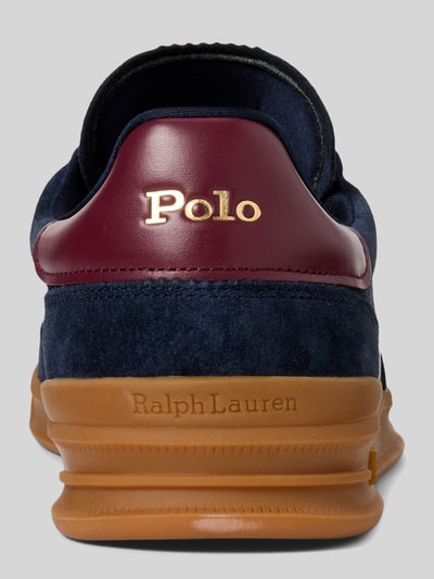 Polo Ralph Lauren Sneakersy z naturalnej skóry Granatowy 4