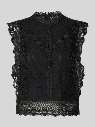 ONLY Slim Fit Blusentop mit Baumwoll-Viskose-Lyocell-Anteil Modell 'KARO' Black 2