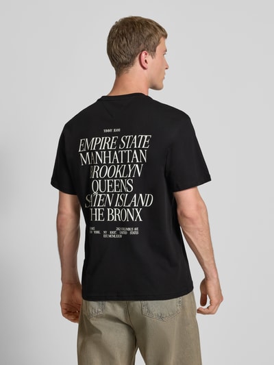 Tommy Jeans Regular fit T-shirt van puur katoen Zwart - 4