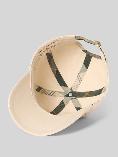Produktfoto, Basecap aus reiner Baumwolle Modell 'Olivia' von Barbour, efekt: jednolity kolor, daszek, napis z logo, zapięcie na patkę