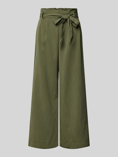 Only Regular Fit Hose mit Paperbag-Taille Modell 'MARSA' Khaki 2