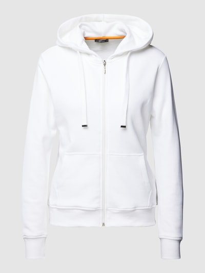 Montego Sweatjacke mit gerippten Abschlüssen Weiss 2