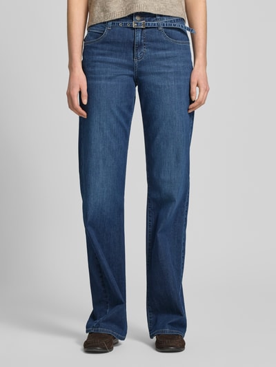 ANGELS Jeans met Riem Model 'Liz City' Donkerblauw - 4