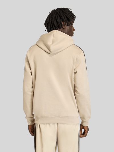 adidas Originals Bluza z kapturem z detalem z logo Beżowy 5