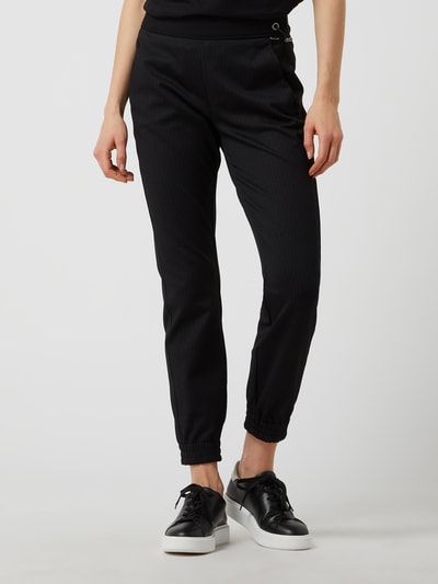 MAC Joggingbroek met viscose, model 'Easy' Zwart - 4