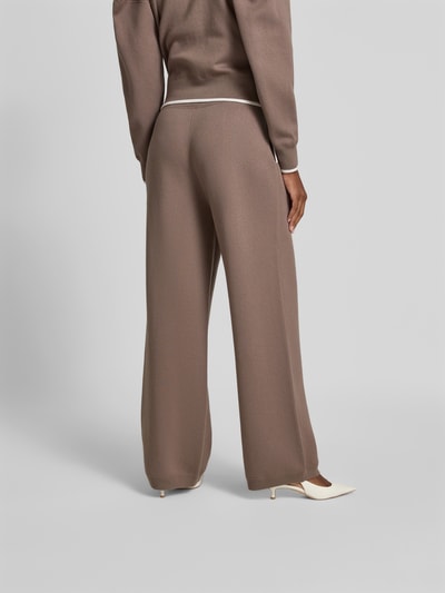 Kenzo Stoffhose mit elastischem Bund Taupe 5