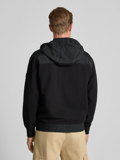 BOSS Orange Regular Fit Sweatjacke aus reiner Baumwolle Modell 'ZE_HOOD' Black 5