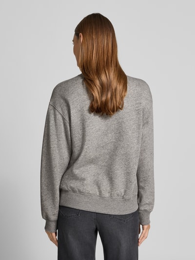 Polo Ralph Lauren Bluza z nadrukiem z motywem i okrągłym dekoltem Ciemnoszary melanż 5