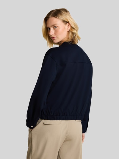 Tom Tailor Regular Fit Kurzblazer aus Viskose-Mix  Marine 5