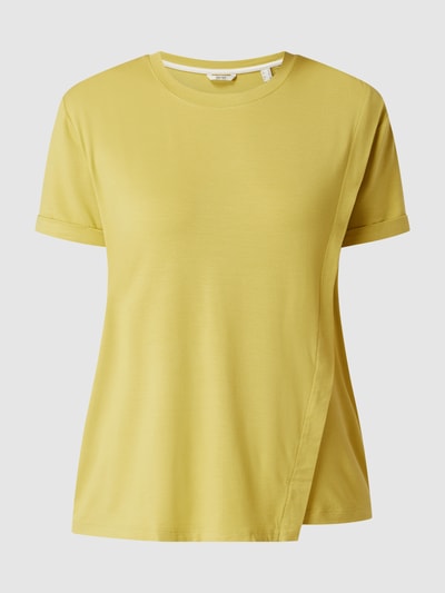 Esprit T-Shirt im Double-Layer-Look  Hellgelb 2