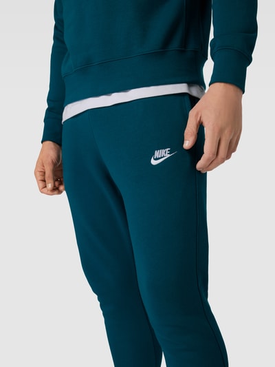 Nike Sweatpants met labelstitching Petrol - 3