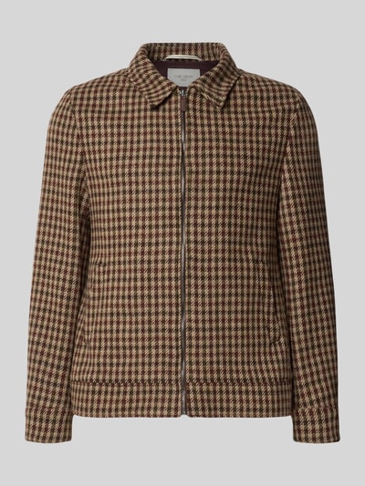 Carl Gross Blouson aus reiner Wolle Modell 'Termino' Taupe 2