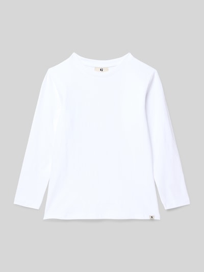 Garcia Shirt met lange mouwen en labeldetail Wit - 1