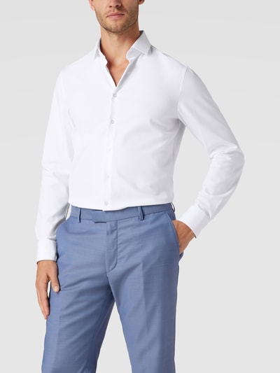 OLYMP Level Five Slim Fit Businesshemd mit Stretch-Anteil Weiss 4