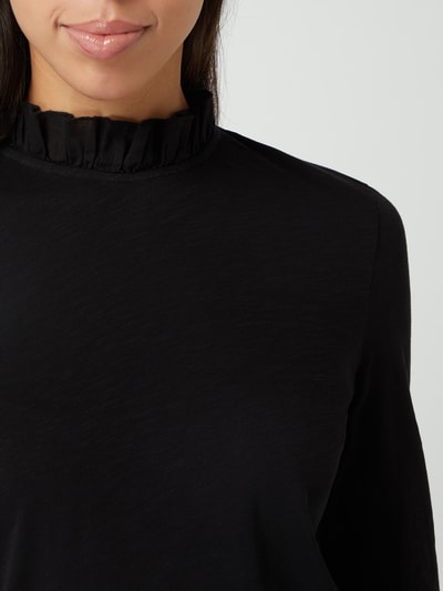 Rich & Royal Longsleeve mit Rüschen  Black 3