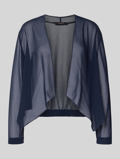 Produktfoto, Jacke aus Chiffon in offener Passform von Vera Mont, ciemnoniebieska, półprzezroczysta, lekka, długość tyłu w rozmiarze 36: 46 cm