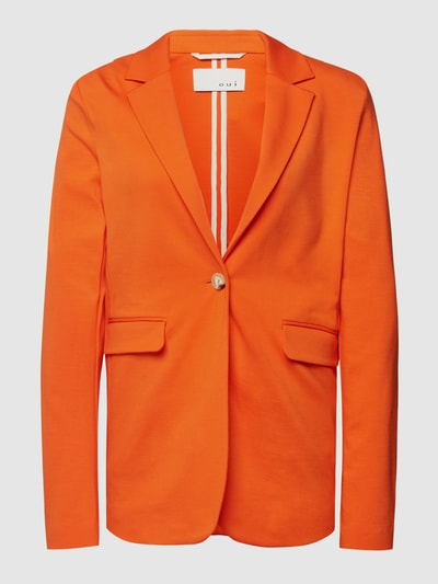 Oui Blazer met klepzakken Oranje - 2