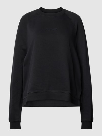 Marc O'Polo Denim Sweatshirt met labelprint Zwart - 2