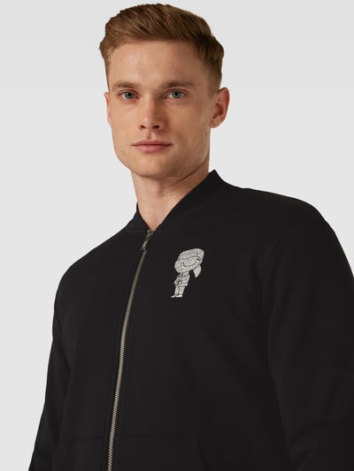 Karl Lagerfeld Sweatjacke mit Logo-Detail Black 3