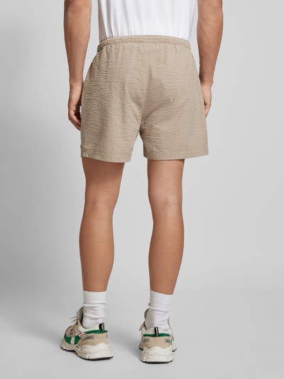 Ellesse Badehose mit elastischem Bund und Tunnelzug Taupe 5