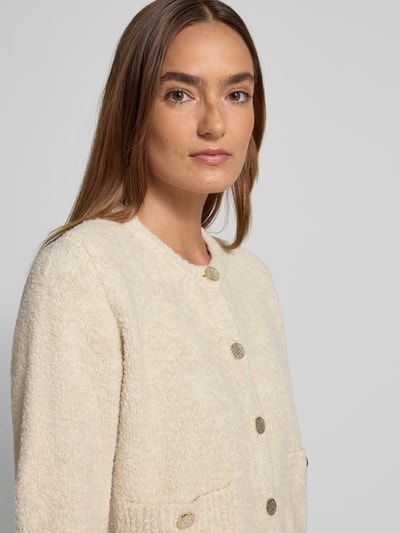 Rich & Royal Strickjacke mit Knopfleiste Sand 3