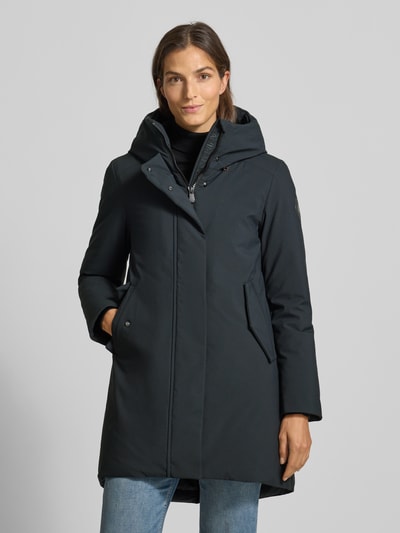 SAVE THE DUCK Parka met gevoerde opstaande kraag, model 'Nellie' Zwart - 4