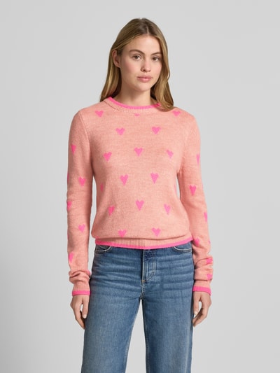 Essentiel Antwerp Relaxed Fit Pullover mit Woll-Anteil Modell 'ISA' Hellrosa 4