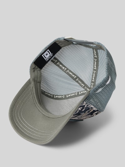 Capslab Trucker Cap mit Motiv-Patch Modell 'LOONEY' Hellgrau 2