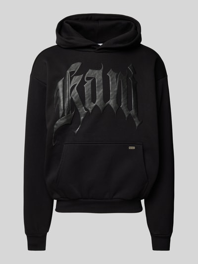 KARL KANI Hoodie mit Label-Print Black 2