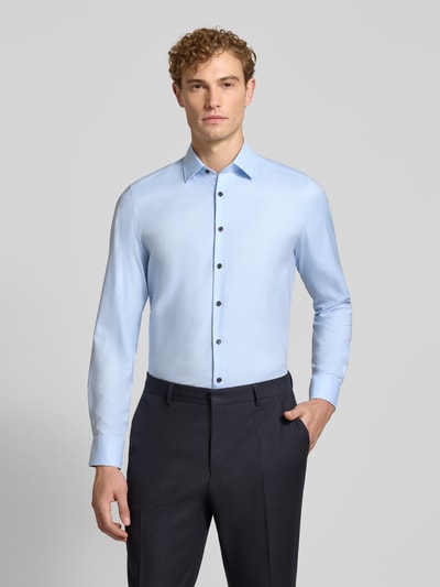 OLYMP Level 5 Body Fit Businesshemd aus Baumwoll-Mix Bleu 4