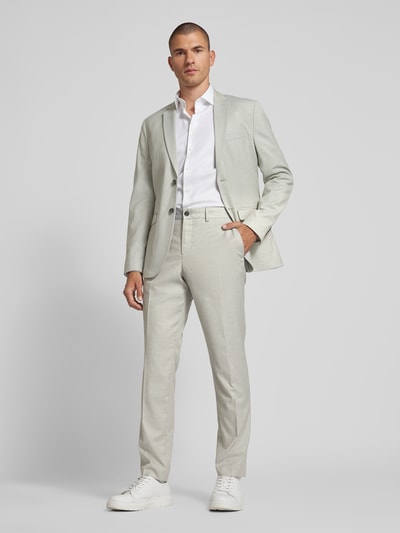 SELECTED HOMME Slim Fit Anzug im unifarbenen Design Modell 'CEDRIC' Hellgruen 1