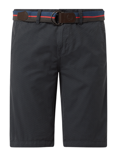 Lerros Regular Fit Chino-Shorts aus Baumwolle Modell 'Craig' Mittelgrau 2