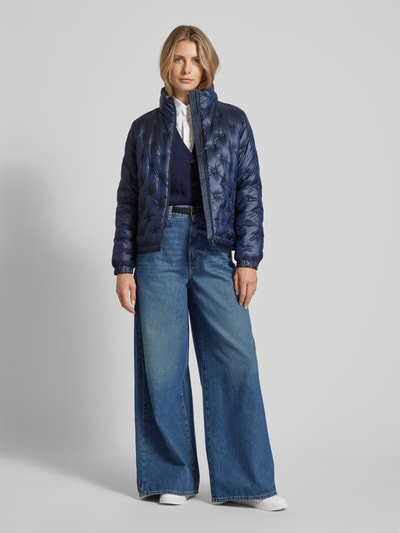 Lauren Ralph Lauren Jacke mit Allover-Label-Stitchings Marine 1