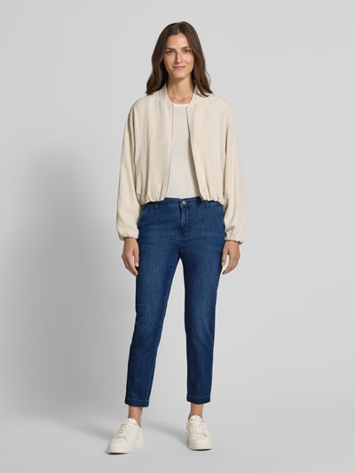 MAC Jeansy o skróconym kroju z wpuszczanymi kieszeniami Ciemnoniebieski 1