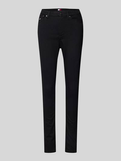 Tommy Jeans Skinny Fit Jeans im 5-Pocket-Design Modell 'SYLVIA' Black 2