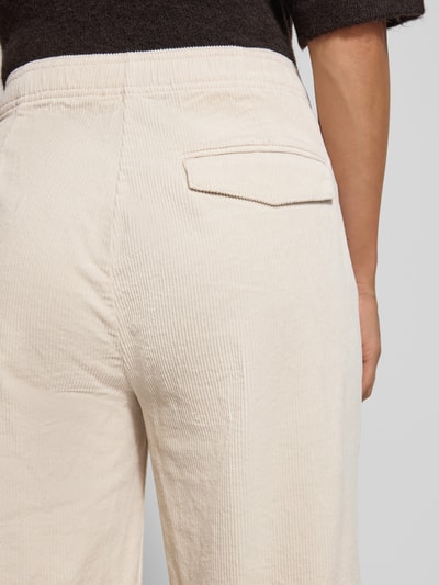 OPUS Cordhose mit Gesäßtasche Modell 'Mileni cargo' Ecru 3