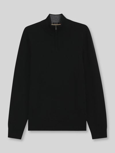 BOSS Regular Fit Pullover aus Schurwoll-Kaschmir-Mix Modell 'H-Hemarlo' Black 2