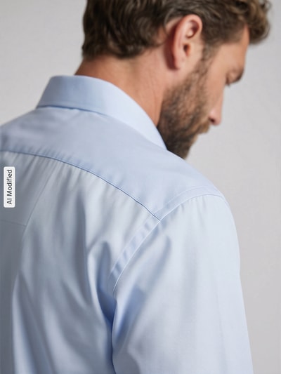 OLYMP Luxor Comfort Fit Businesshemd aus reiner Baumwolle  Bleu 3