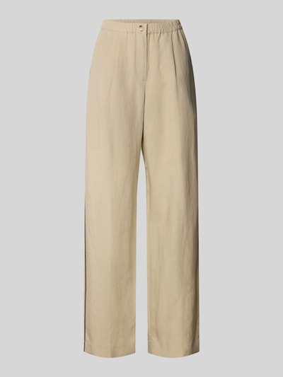 Samsøe Samsøe Loose Fit Stoffhose aus Lyocell-Leinen-Mix Modell 'SATOVE' Sand 2