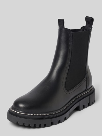 Tamaris Chelseas aus echtem Rindsleder Black 1